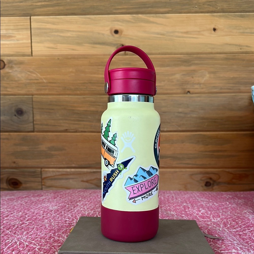 32 oz yellow hydro flask